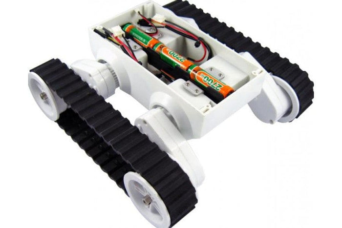 Rover 5 Tank Chassis (2 motors with 2 Encoders) [Discontinued] by Dagu - The Pi Hut