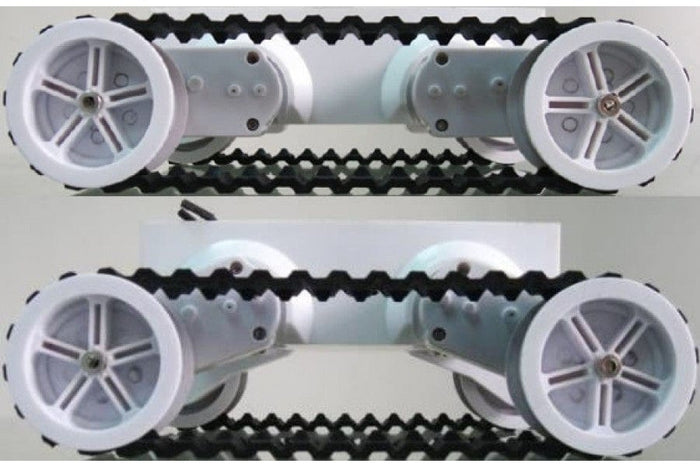Rover 5 Tank Chassis (2 motors with 2 Encoders) [Discontinued] by Dagu - The Pi Hut