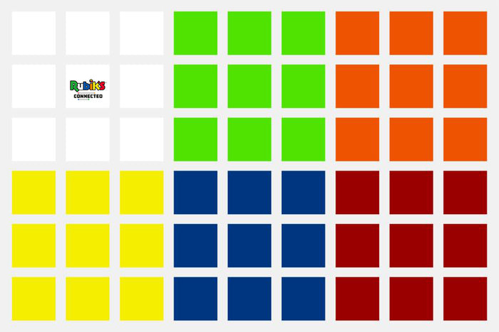 Rubik's Connected 3x3 Sticker Set - Factory Half Bright