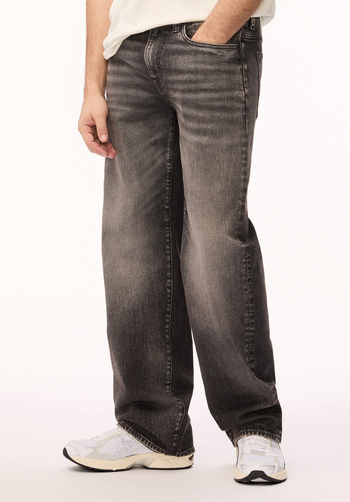 Buffalo Men Jeans Black Denim Denim Pants Stretch