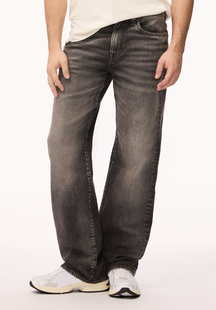 Buffalo Men Jeans Black Denim Denim Pants Stretch