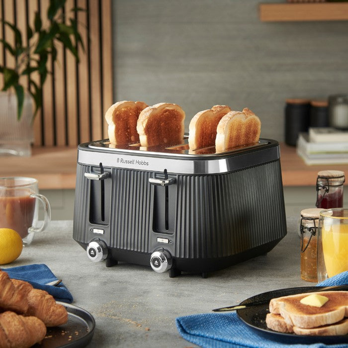Russell Hobbs Brontë 4-Slice Toaster - Black | 26770