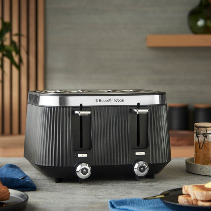 Russell Hobbs Brontë 4-Slice Toaster - Black | 26770