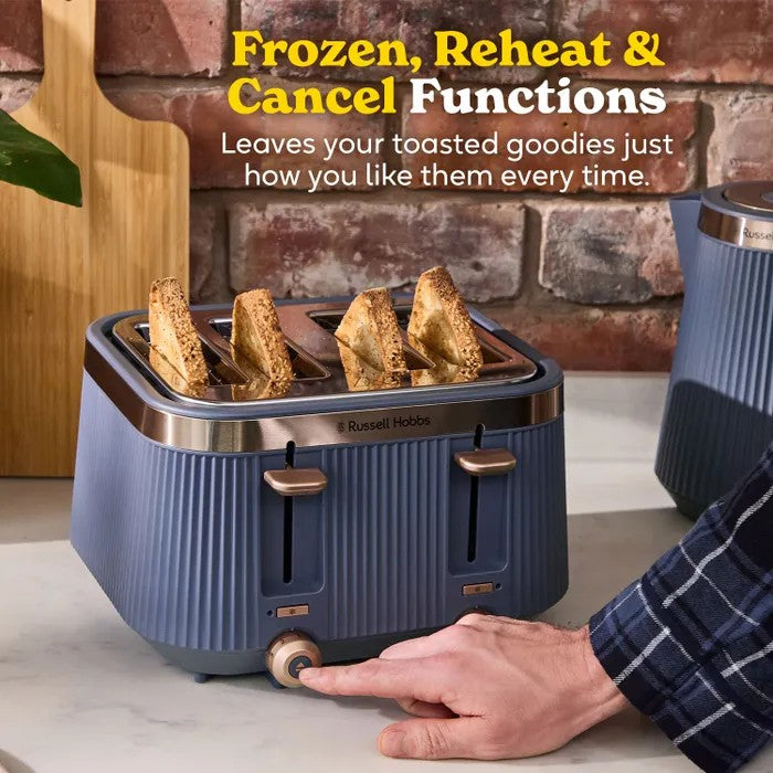 Russell Hobbs Brontë 4 Slice Toaster Soft - Navy | 26772
