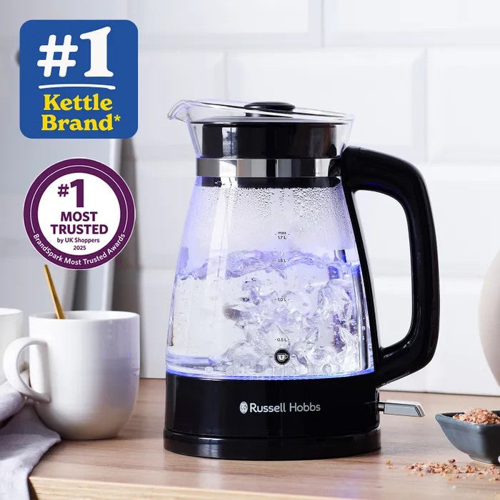 Russell Hobbs Classic Glass Kettle - Black | 26080