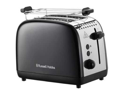 Russell Hobbs Colours Plus Black 2-Slice Toaster | 26550