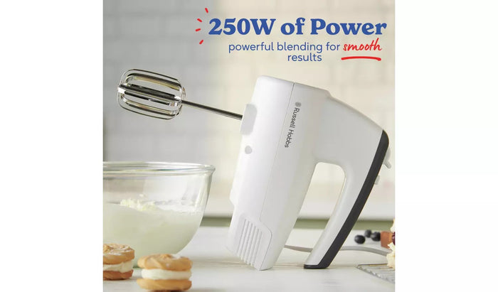 Russell Hobbs Go Create Electric Hand Mixer - White | 27520