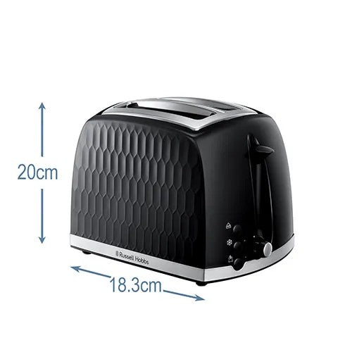 Russell Hobbs Honeycomb 2-Slice Toaster - Black | 26061