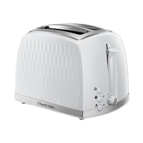 Russell Hobbs Honeycomb 2-Slice Toaster - White | 26060