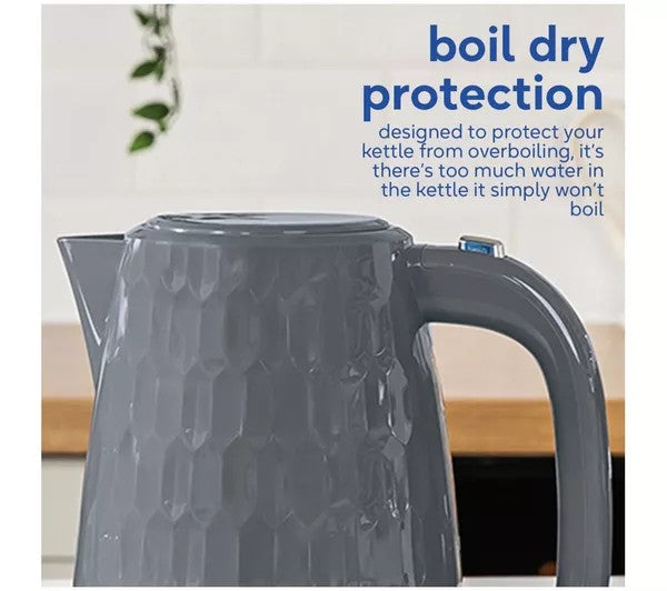 Russell Hobbs Honeycomb Jug Kettle - Grey | 26053