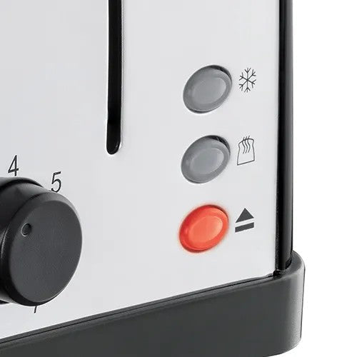 Russell Hobbs Stainless Steel 4-Slice Toaster - Black |  28360
