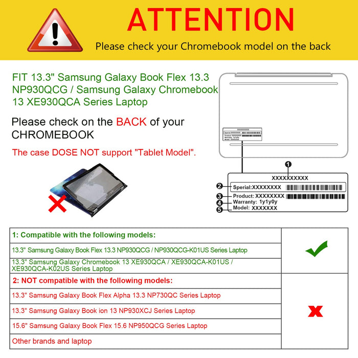 Samsung Galaxy Book Flex 13.3" Sleeve Case | Fintie