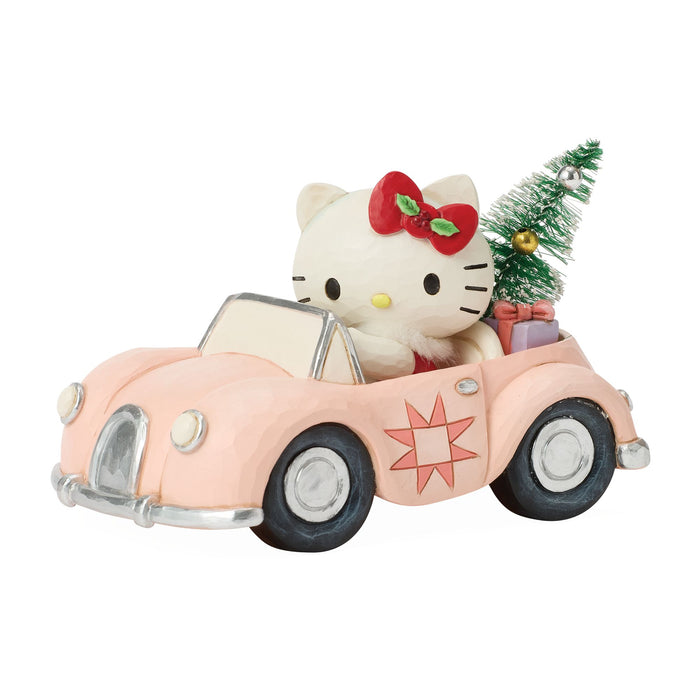 Sanrio by Jim Shore | Hello Kitty Christmas Car | Figurine