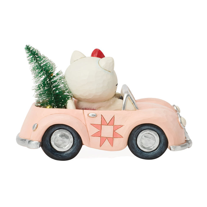Sanrio by Jim Shore | Hello Kitty Christmas Car | Figurine