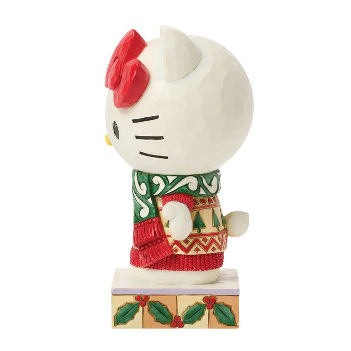 Sanrio by Jim Shore | Hello Kitty Knit Scarf | Figurine