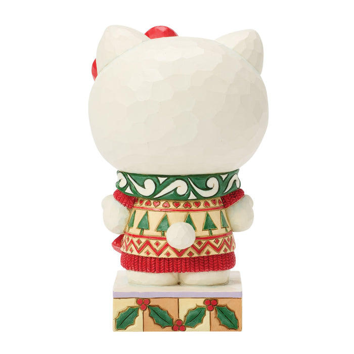 Sanrio by Jim Shore | Hello Kitty Knit Scarf | Figurine