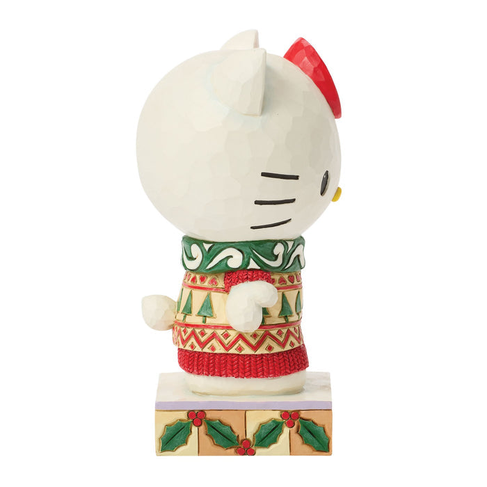 Sanrio by Jim Shore | Hello Kitty Knit Scarf | Figurine