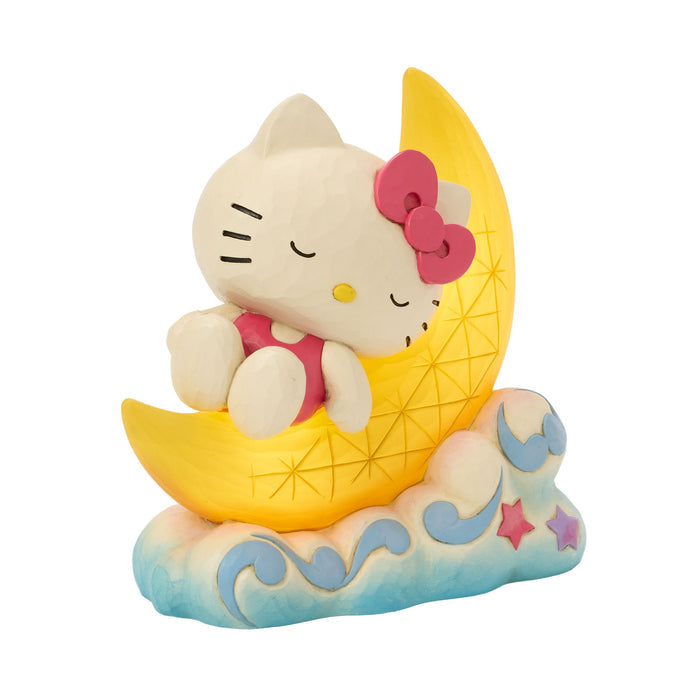 Sanrio by Jim Shore | Hello Kitty on LED Moon | Figurine