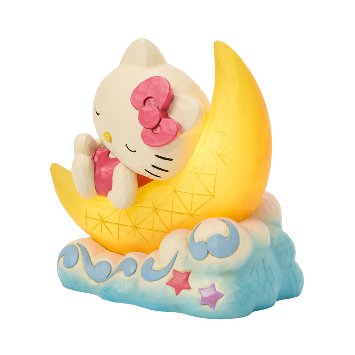 Sanrio by Jim Shore | Hello Kitty on LED Moon | Figurine