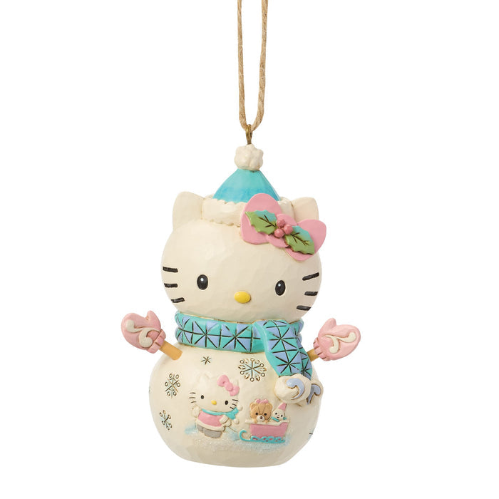 Sanrio by Jim Shore | Hello Kitty Snowman Orn | Hanging Ornament