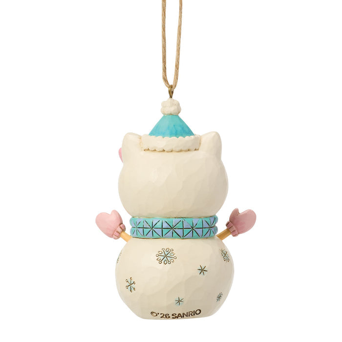 Sanrio by Jim Shore | Hello Kitty Snowman Orn | Hanging Ornament