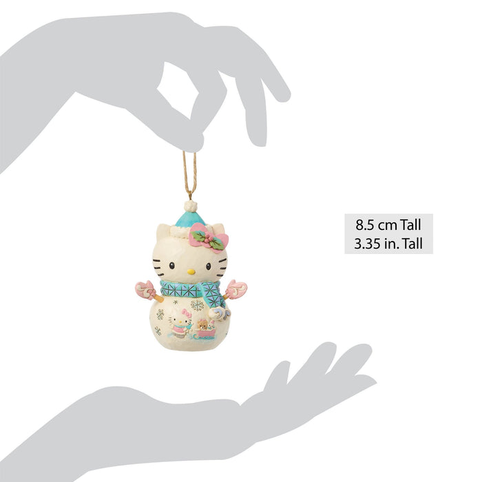 Sanrio by Jim Shore | Hello Kitty Snowman Orn | Hanging Ornament
