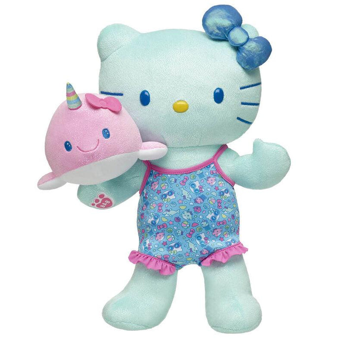 Sanrio® Summer Waves Hello Kitty® Plush with Swimsuit and Narwhal - Build-A-Bear Workshop Australia
