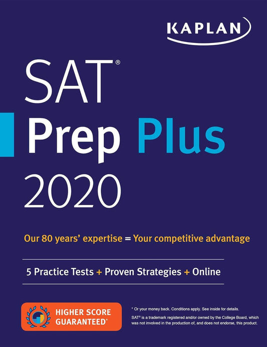 SAT Prep Plus 2020: 5 Practice Tests + Proven Strategies + Online (Kaplan Test Prep) Paperback