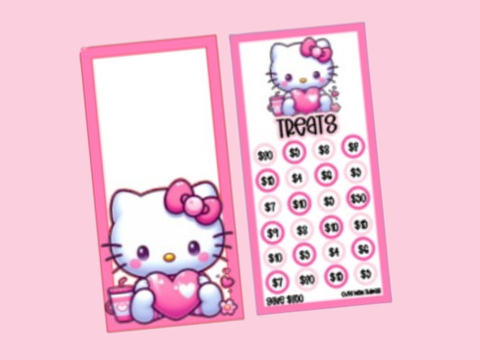 Savings Insert & Envelope Bundle | Kitty Treats | 100