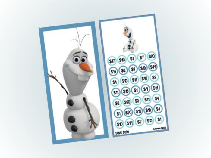 Savings Insert & Envelope Bundle | Snowman