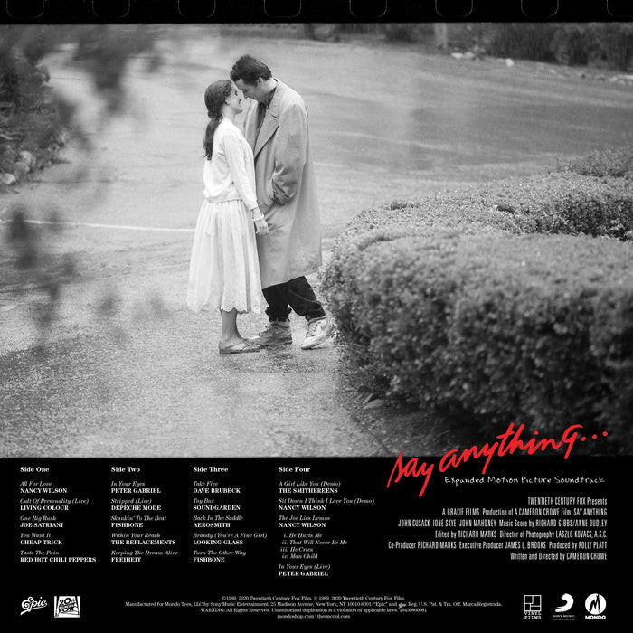 Say Anything - Expanded Motion Picture Soundtrack 2XLP