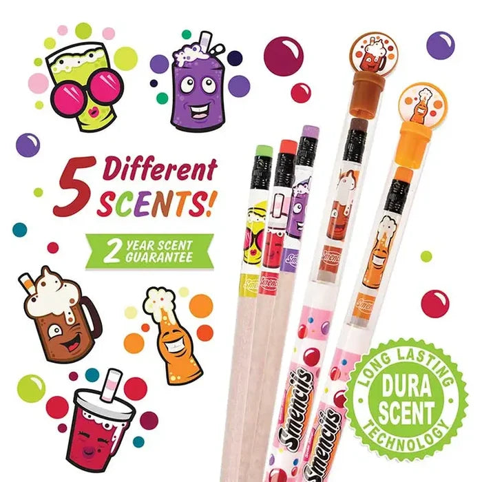 Scentco Smencils Soda Shop Scented Pencils - 5 Pack