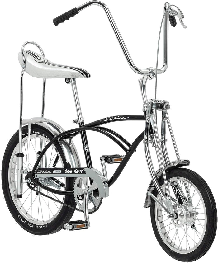 Schwinn Classic Old School Krate Bike 16inch Front Wheel And 20inch Rear Wheel Spring Fork Coal