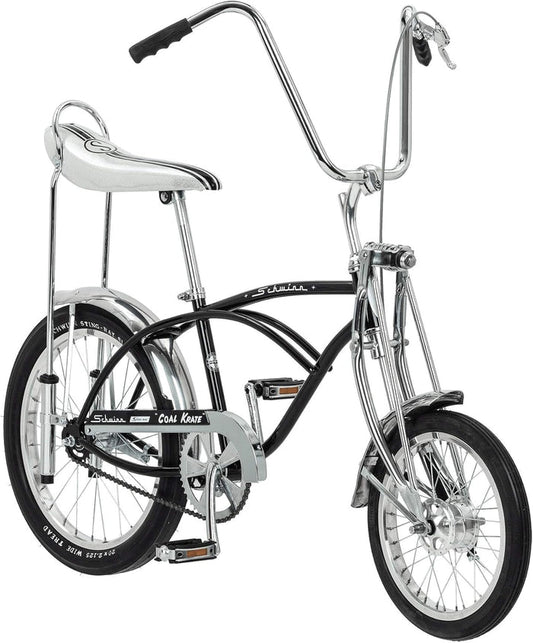 Schwinn Classic Old School Krate Bike 16inch Front Wheel And 20inch Rear Wheel Spring Fork Coal