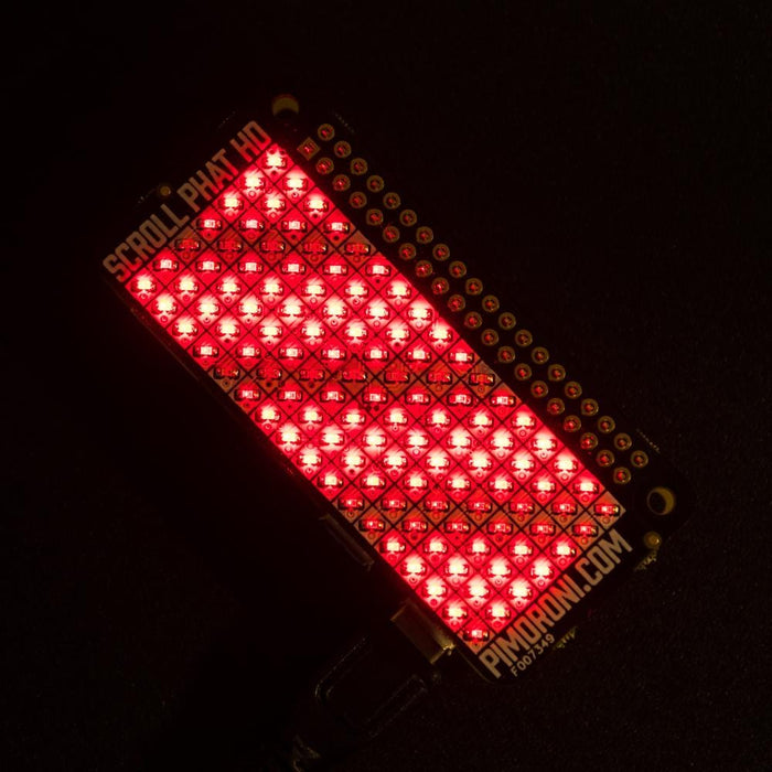 Scroll pHAT HD by Pimoroni - The Pi Hut