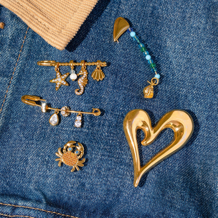 Sea Treasures Brooch Pin