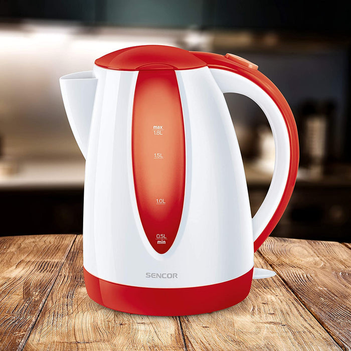 SENCOR 1.8L Cordless Kettle - SWK1814RD