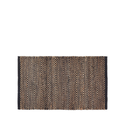 Armadillo & Co Serengeti Weave Entrance Mat in Charcoal and Natural