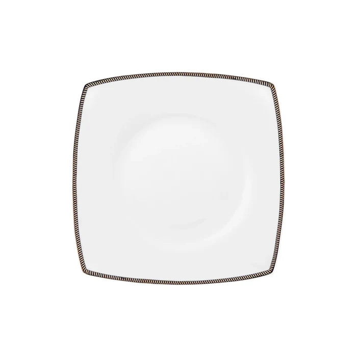 Service de table Karaca Fine Pearl Norma pour 12 personnes, 62 pièces carrées/rectangulaires