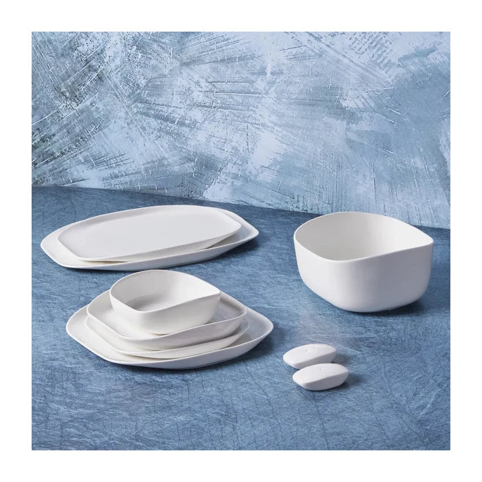Service de table Karaca Streamline Plato pour 12 personnes, 59 pièces, New Generation Bone
