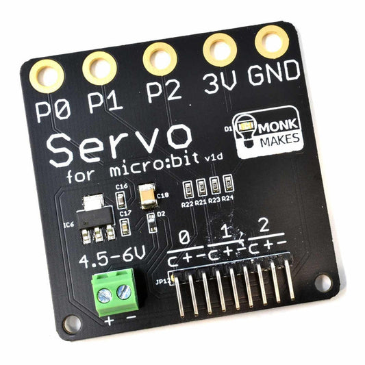 Servo for micro:bit by Monk Makes - The Pi Hut