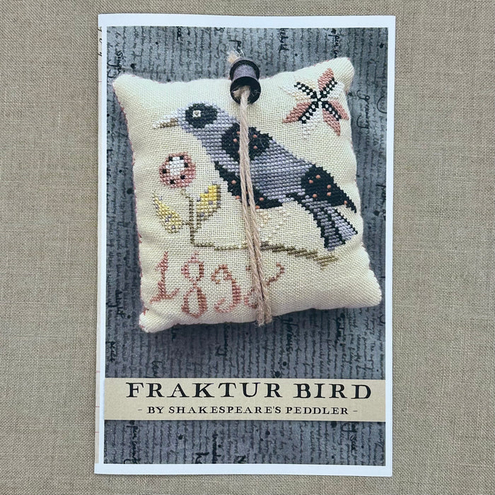 Shakespeare's Peddler - Fraktur Bird - Booklet Chart and/or Roxy Floss Conversion
