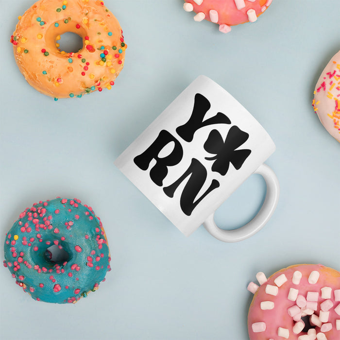 Shamrock Yarn - White Glossy Mug