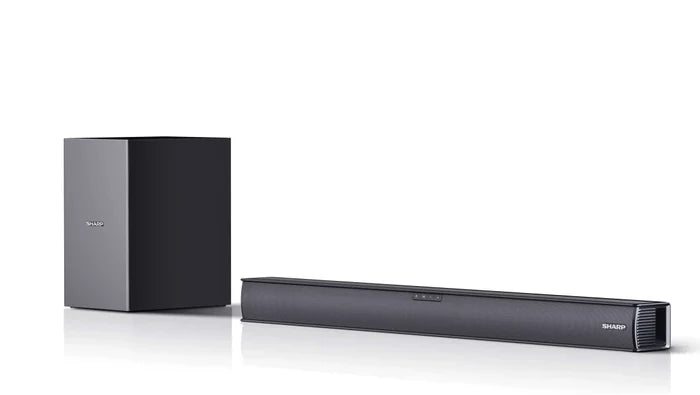 SHARP 2.1 SLI SOUNDBAR SYSTEM WITH WIRELESS SUBWOOFER SHPHTSBW182