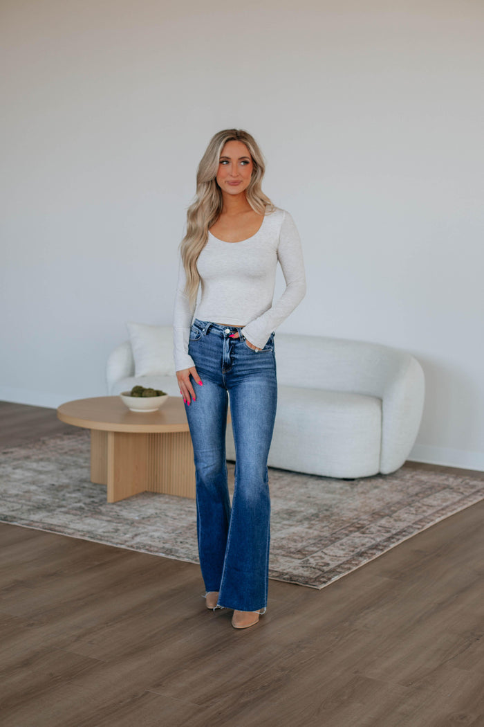 Shayla Basic Top - Oatmeal