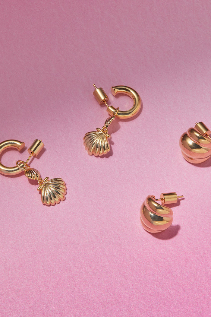 Shell Drop Hoops