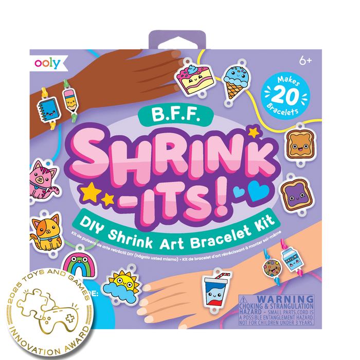 Shrink-its! DIY Shrink Art Bracelet Kit - BFF - 20 Bracelets