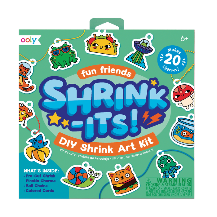 Shrink-its! DIY Shrink Art Kit - Fun Friends - 20 Charms