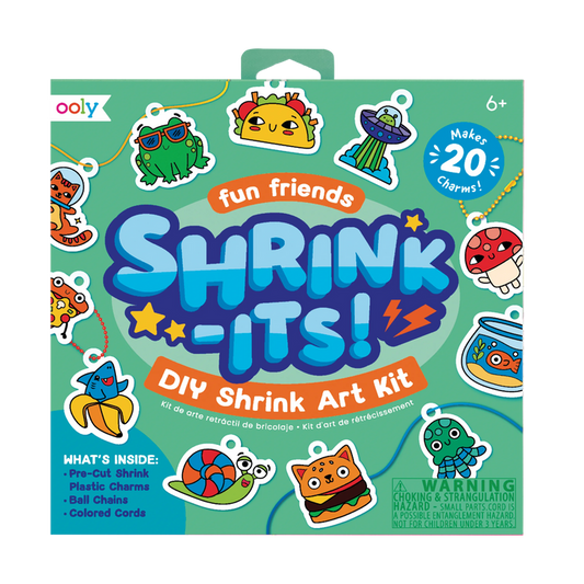 Shrink-its! DIY Shrink Art Kit - Fun Friends - 20 Charms