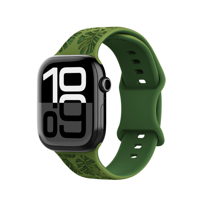 Silicone Sport Band - Monstera Leaf